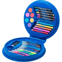 Trousse de coloriage ronde multicolore - 1 unité