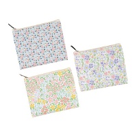 Porte-monnaie floral de 12,5 x 10,5 cm - 1 unité