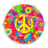 Tambourin hippie de 17 cm