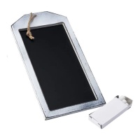 Tableau rectangulaire avec corde et craie de 19 x 36 cm
