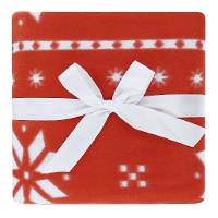 Couverture de Noël rouge 1,60 x 1,30 m