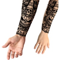 Tatouage temporaire de Citrouille tueuse