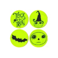 Autocollants réfléchissants pour Halloween - 4 pièces
