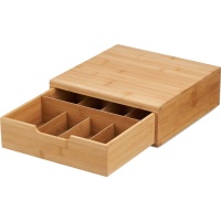 Tiroir pour capsules de café de 30 x 30 x 10 cm avec compartiments