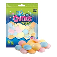 Galettes de bonbons multicolores en forme d'OVNI remplis de pica pica - Dekora - 39 gr