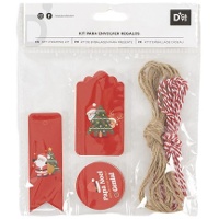 Étiquettes pour cadeaux de Père Noël - 25 pièces