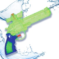 Pistolet à eau transparent de 23 cm
