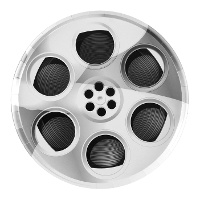 Assiettes cinéma de 22,5 cm - 10 unités