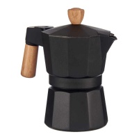 Cafetière italienne 3 tasses avec poignée en bois - Kinvara