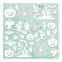 Panneau Découpé d'Halloween - Mintay Papers