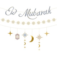 Guirlande de Eid Mubarak de 2 m