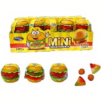 Mini-hamburgers gélifiés 10 g - lot de 20