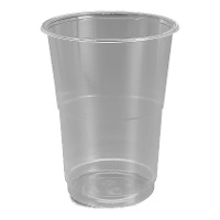 Gobelets en plastique transparent de 500 ml - 5 unités
