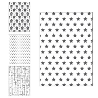 Pochoir de gaufrage en 2D Push de 12,7 x 17,8 cm - Misskuty