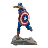 Figurine de Captain America pour gâteau de 12,5 x 5,5 cm - 1 unité