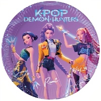 Assiettes K-Pop 23 cm - lot de 8 pièces