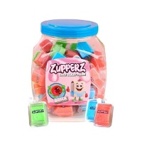 Briques de gomme remplies de gelée de 18 gr - 50 unités