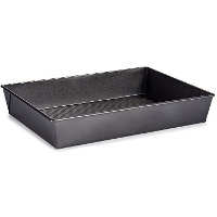 Moule rectangulaire en acier de 36 x 24 x 6 cm