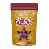 Pépites de boules croustillantes de pain d'épice grenat de 100 gr - Decora