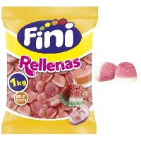 Baisers de fraise fourrés avec enrobage de sucre - Fini - 1 kg