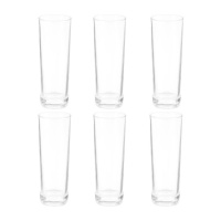 Verre de 265 ml à tube - 6 unités