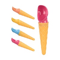 Cuillère en forme de glace assortie - 1 unité