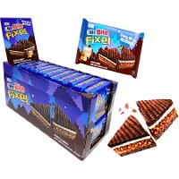 M. Bitel Pixel de chocolat noir avec crème de noisettes de 30 g - 24 unités