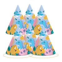 Chapeaux Dino Friends - 6 unités