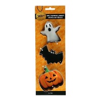 Emporte-pièces en forme de citrouille, chauve-souris et fantôme - Wilton - 3 pièces