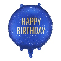 Ballon « Happy Birthday » coloré - 1 unité