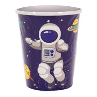 Gobelets de collection Astronaute de 9 x 8 cm - 8 unités