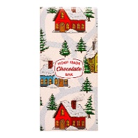 Boîte pour tablette de chocolat de Noël 16 x 7,5 x 2,5 cm - 5 unités