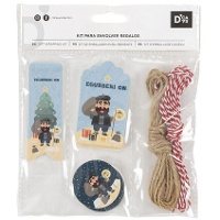 Étiquettes pour cadeaux de Olentzero - 25 pièces