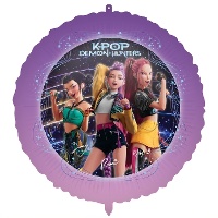 Ballon K-Pop métallisé - 46 cm