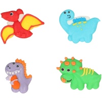 Figurines en sucre de Happy Dino - 8 unités