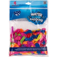 Ballons d'eau multicolores - 500 unités