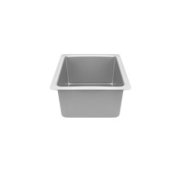 Moule carré en aluminium de 15 x 15 x 10 cm - Decora