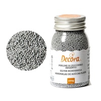 Perles de 1,5 mm argentées mini - Decora - 100 gr