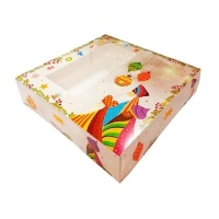 Boîte pour gâteau des rois d'orient de 23 x 23 x 8 cm - Pastkolor