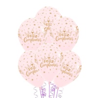 Ballon en latex rose 