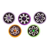 Disques multicolores - 5 unités