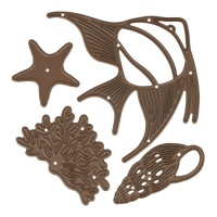 Ensemble de matrices de poisson et éléments marins - Artemio - 4 pièces