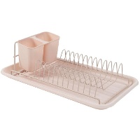 Égouttoir rose de 44 x 24 x 12 cm
