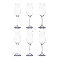 Verre à champagne Wavy de 190 ml - 6 unités