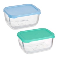 Tupper de 420 ml en verre Snow box