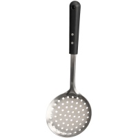 Écumoire de 33 cm avec manche noir souple