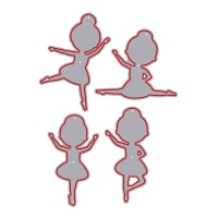Matrice de danseuses Zag - Misskuty - 4 unités