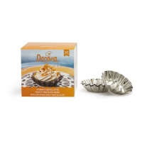 Moule rond Tartellette mini en aluminium de 2 x 5 cm - Decora - 10 unités