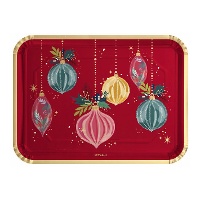 Plateau de 34 x 25 cm avec décoration de Noël - 2 unités