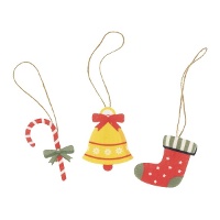 Pendentifs de Noël - 3 unités